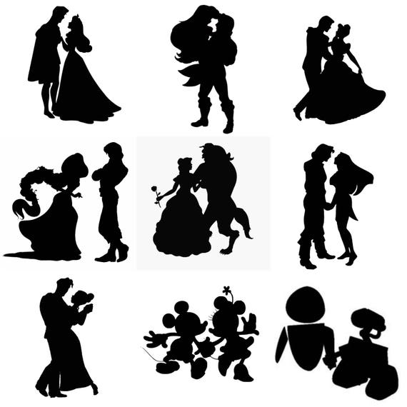 Download 3'' Disney Couple Decals