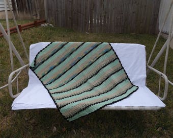 Multi Colored Scrap Afghan