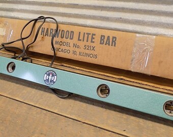 4 Light Movie Exposure Lamps Harwood Lite Bar Model No 521x Film Original Box, Movie Lamps, Film Exposure, Light Bar