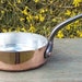 Refurbished Professional Restaurant Find Vintage French Arts de Cuivre Villedieu Copper Saute Saucepans Stockpots New Tin Lining 2.8mm Rim