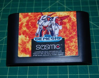 MUSHA M.U.S.H.A. Sega Genesis Repro!