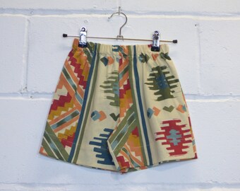 Upcycled Aztec Kids Shorts