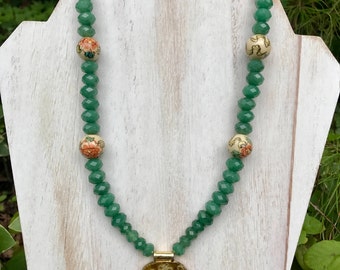 Chinese Garden Vintage Necklace