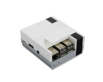 Raspberry Pi 2B or Pi 3 Classic Nintendo NES 3D Printed Case (New NES Mini)