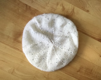 Ladies hand knitted beret