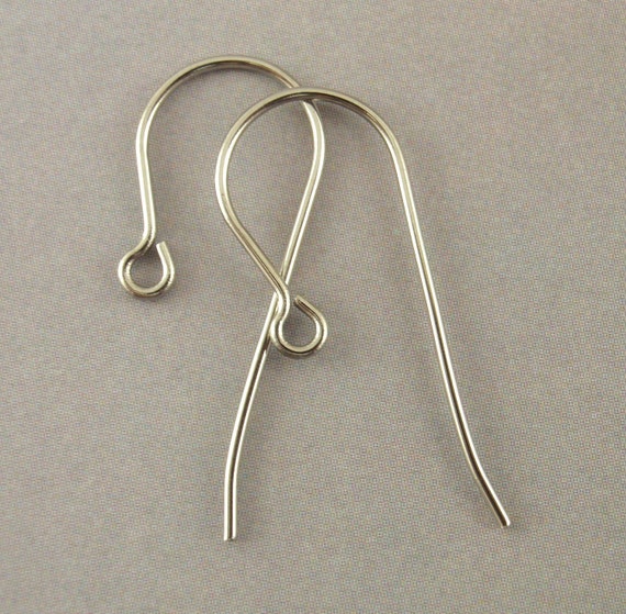 Surgical Steel Ear Wires 10 Pairs with Outside Loop Made