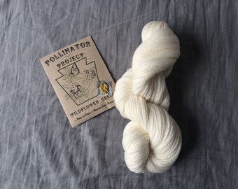 SINGLE Pack of Dye Flower Seeds with skein of US grown yarn