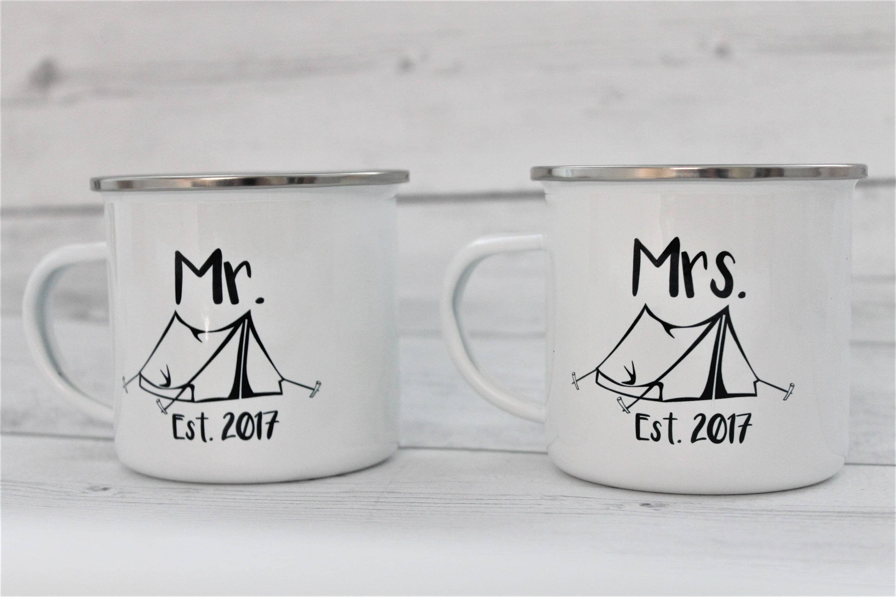 Camping mug tin cup enamel mug camping outdoors