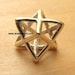 Silver Kabbalah Merkaba 3D Magen David Pendant