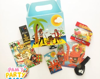 Children's Pre-filled Pirate Themed Party Boxes
