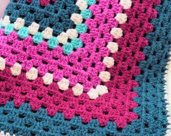 Crochet Blanket, Granny Square Blanket, Baby Blanket, Afghan, Lapghan, New Arrival, Birthday, Baby Shower, Gifts, Australian Seller