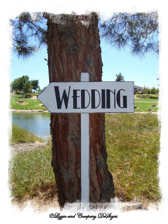 WeDDiNg SiGn DiReCTioNaL WeDDiNg SiGnS ArT DeCo STyLe