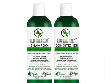 Ayurvedic Indian Hemp Shampoo & Conditioner; (Stimulate and Growth), ayurvedic shampoo, ayurvedic conditioner, organic ayurvedic oil herbal