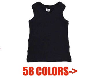 Solid Tank Top • (Baby tank, infant tank, toddler tank, kids tank, basic tank, beater tank)