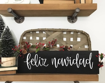 Feliz Navidad - Wood Sign