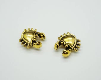 shape color crab gold Lurex (F42)