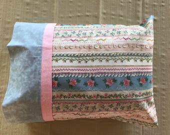 Vintage Stitches - Travel/Toddler Pillowcase