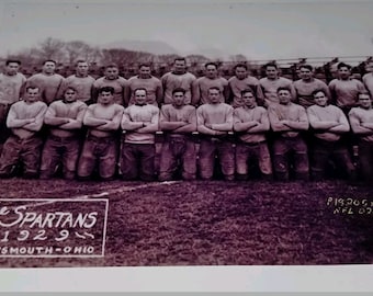 1929 NFL The Portsmouth Spartans Numbered Ultimate Fan Collectibles 5 X 7 Photo