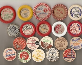 99 Different Old MILK Caps - DAIRY , JUICE, Etc.