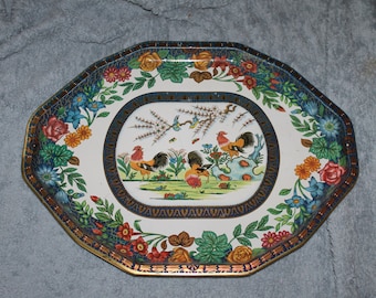 A Vintage Tray, Made in England by Daher Decorated Ware, by Daher, 11101, Thanksgiving Tray, Perfect For The Holidays, Gorgeous Painting