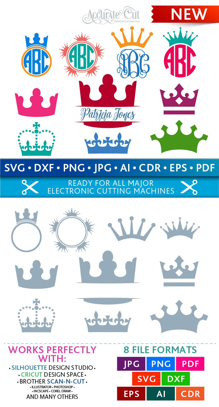 Download Crown Svg Crown Monogram Frames Svg Crown Frames Svg Princess