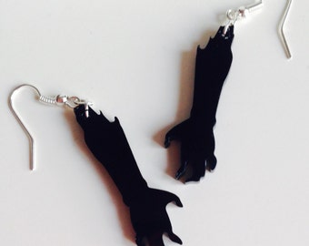 Zombie | Walking Dead | Halloween | Monster | Emo | Laser Cut | Acrylic | Earrings