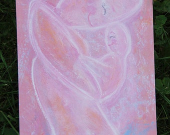 Postcard MOM with baby
