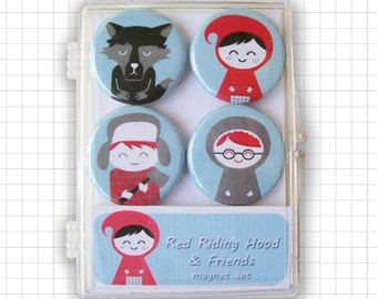 Little Red Riding Hood Magnet Set