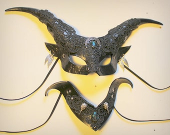 Satyr Witch mask & collar