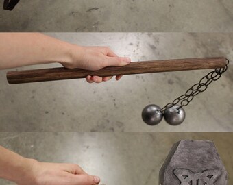 Prop Weapons: War Hammer, Mace, and Flail (mace and chain)