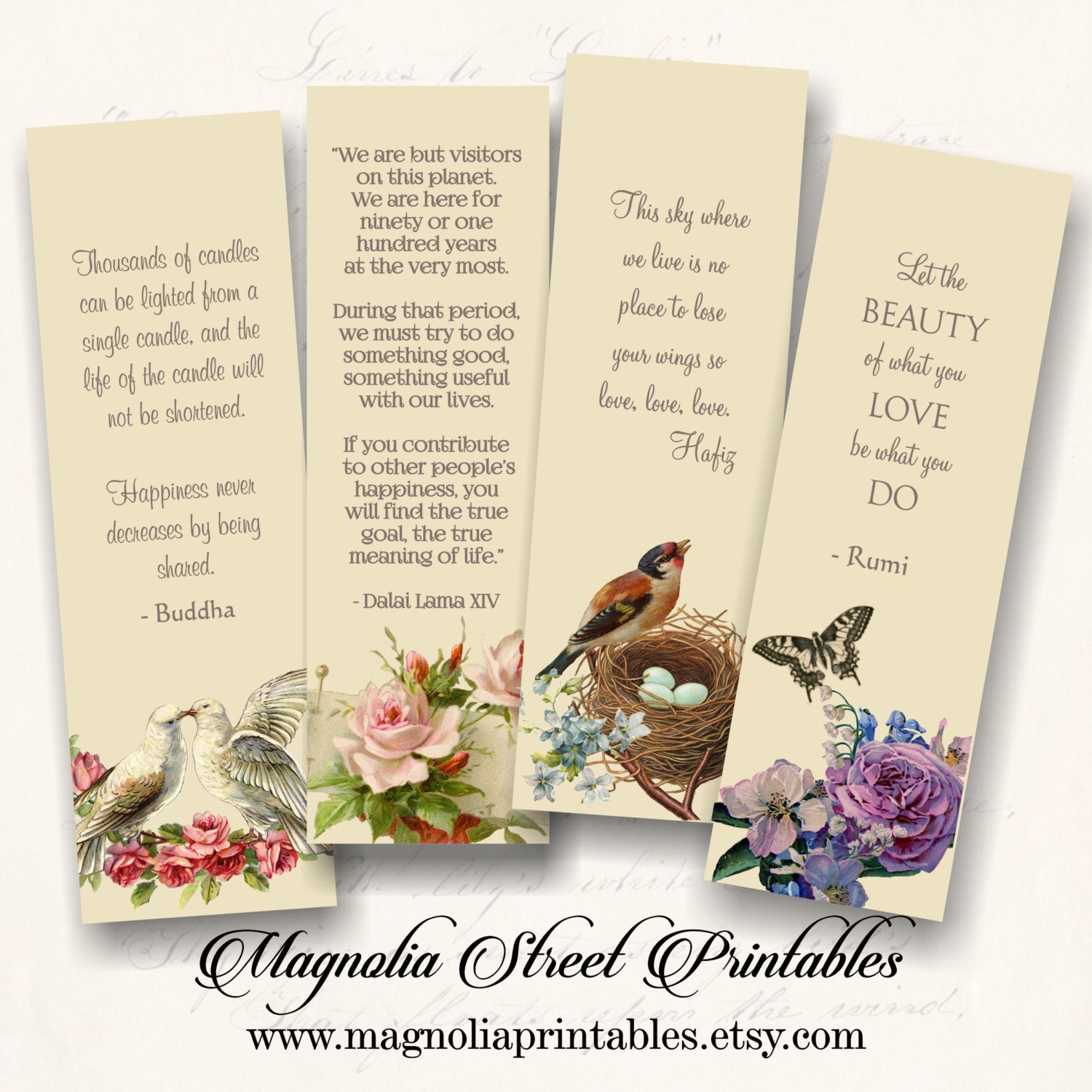 printable bookmarks inspirational quotes bookmarks vintage