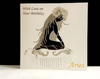Birthday Card - Aries Sign