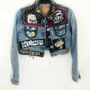 Punk rock jacket | Etsy