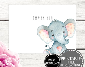 elephant thank you cards