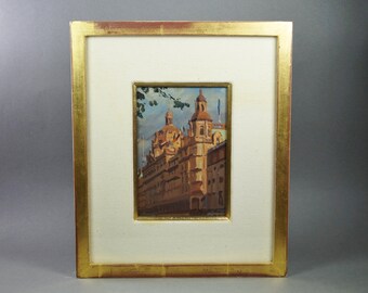 Harrods London England Oil Painting Richard Price ROI British 1962-