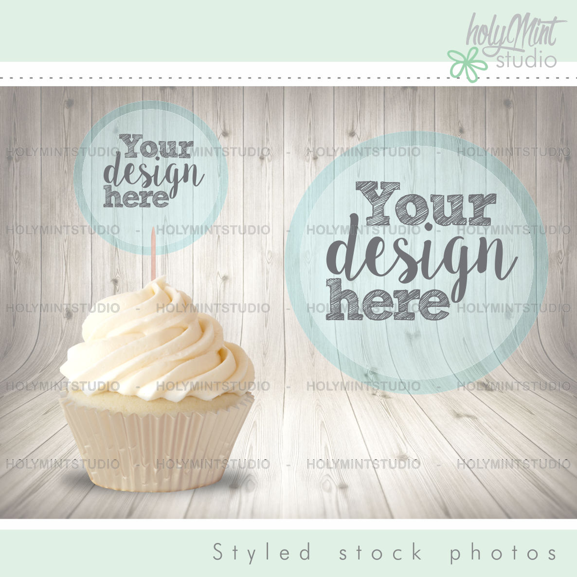 Cupcake Mockup Stock Photos Styled Stock Photography Food