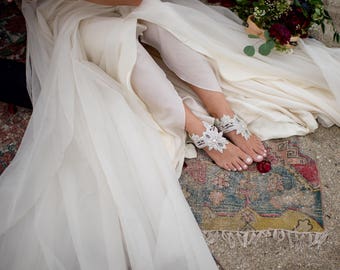 Barefoot Bridal Sandals, Crystal Barefoot Sandals, Wedding Barefoot Sandals, Rhinestone Bridal Sandal, Beach Bridal Sandals, Blush Bridal