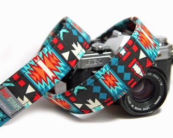 Tribal Camera Strap - Southwestern Strap - The Pueblo