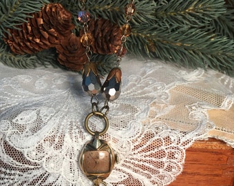 Vintage Watch Pendant Assemblage