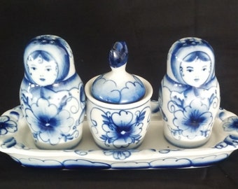 Salt and Pepper Shaker - Made in East Germany