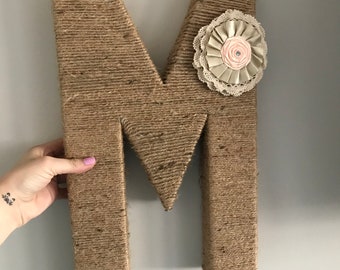 Alphabet Wrapped in Twine