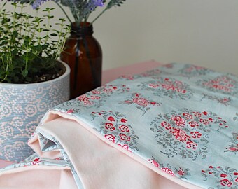 Cotton Flannel and Knit Baby Blanket