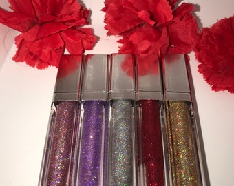 Glitter lipgloss, glitter gloss
