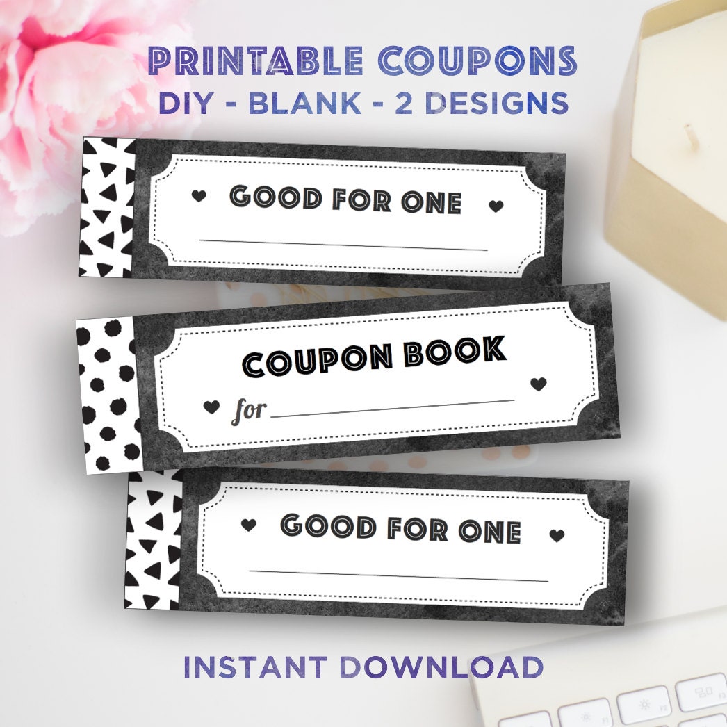 Free Printable Coupon Book For Kids