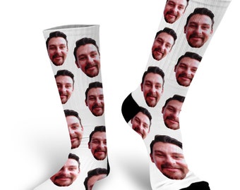 Custom Face Photo Socks Picture on a Sock - Personalized Sock Funny Gift