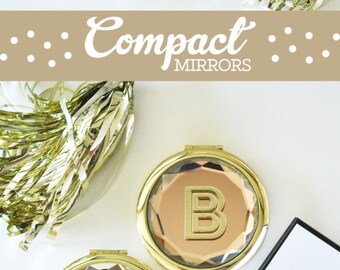Bachelorette Party Gift for Bride Personalized Bridal Shower Gift Bachelorette Gift Basket Gift Ideas for Friends (EB3137) Compact Mirror