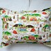 Camp Ground Flannel Toddler Pillowcase/ Kid Pillowcase/ Child Pillowcase/ Travel Pillowcase (13" X 19" and 14" X 20")