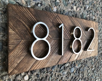 Address Plaque, Number Sign, Address Numbers, Address Sign, Beach Cottage Decor, Beach Cottage Sign, House Number Plaque NO:N15