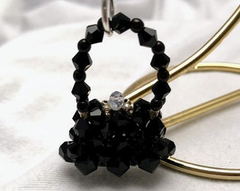 The Perfect Black Purse Charm FREE SHIPPING