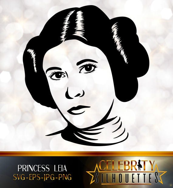 Princess Leia Silhouette artist silhouettes celebrity